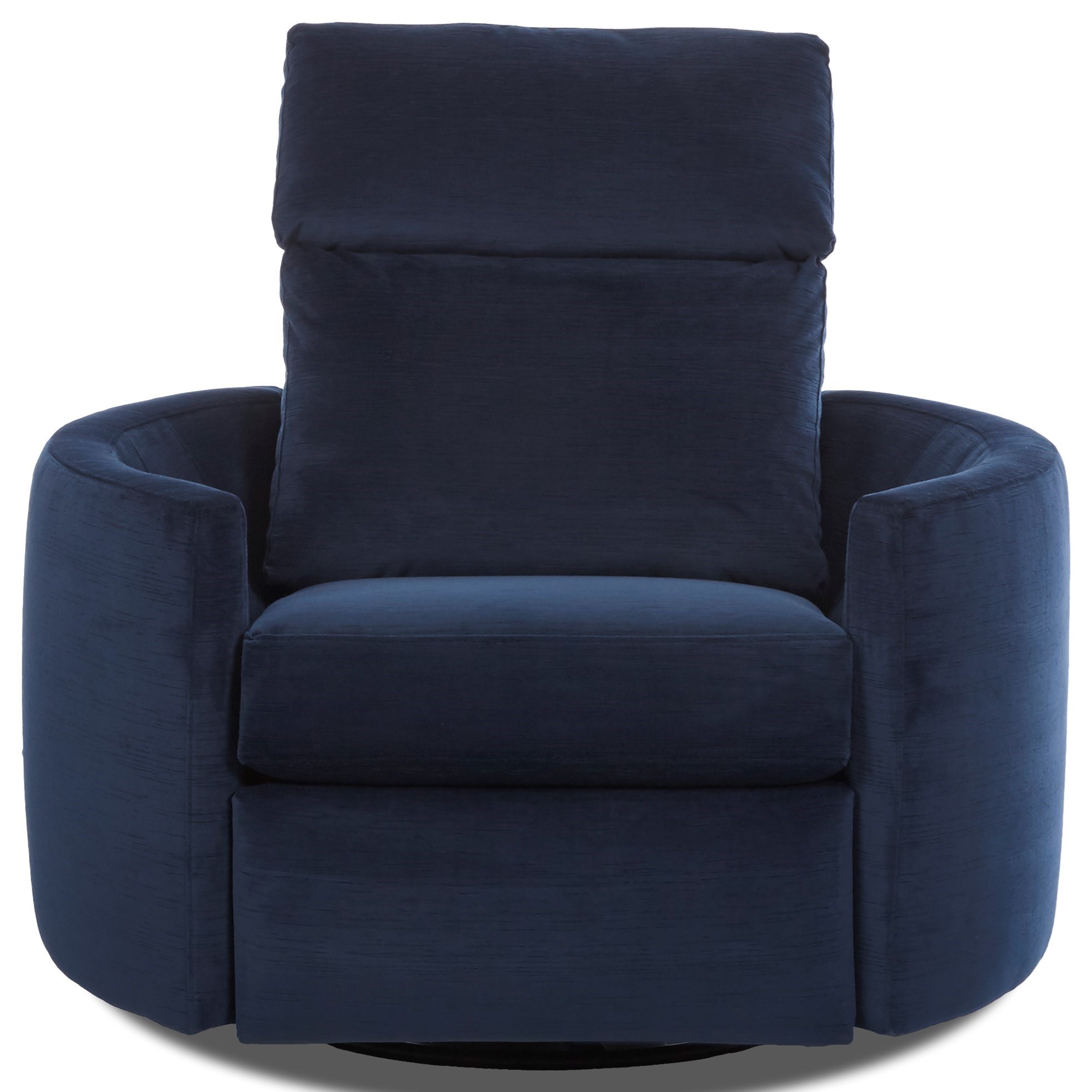 Klaussner Cosmo Contemporary Power Reclining Swivel Chair | Sheely's